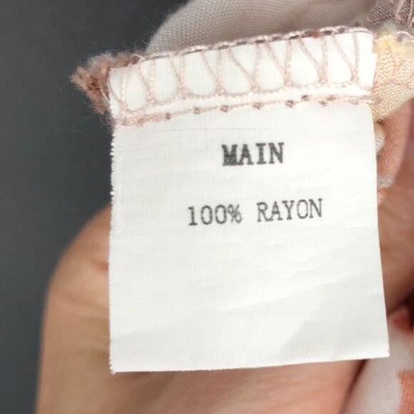 Petal & Pup Elena Floral High Low Midi Skirt 10 Orange Boho Chic Summer Party - Picture 5 of 9